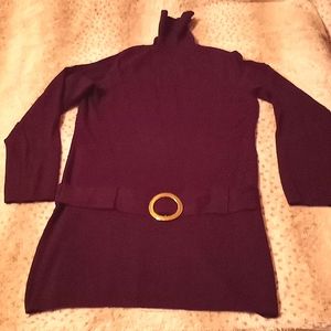 I.N.C., purple knit dress/tunic